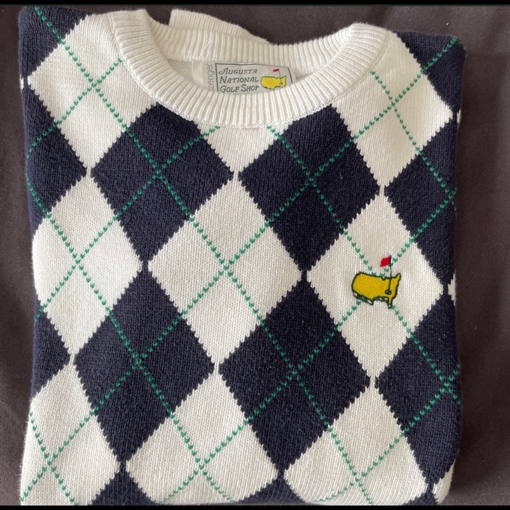 The Masters Augusta national golf shop argile cotton sweater Small